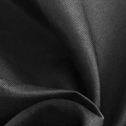 100% Polyester Black Print Fabric